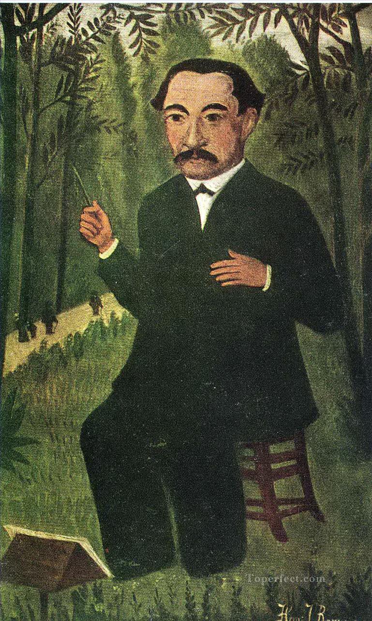 portrait of a man Henri Rousseau Post Impressionism Naive Primitivism Oil Paintings